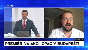 Štúdio 24: Premiér na akcii CPAC v Budapešti
