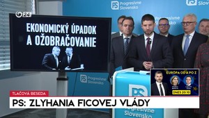 Tlačová beseda hnutia PS na tému 10 najväčších zlyhaní vlády Roberta Fica