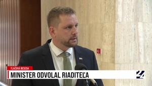 Tlačová beseda ministra Šaška k odvolaniu riaditeľa trenčianskej nemocnice