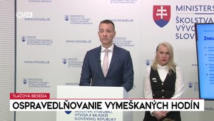 Tlačová beseda ministra Druckera: Ospravedlňovanie vymeškaných hodín