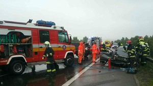 FOTO: Na D1 došlo k hrozivej nehode, ktorá uzavrela diaľnicu