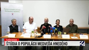 Tlačová beseda k štúdiii o populácii medveďa hnedého