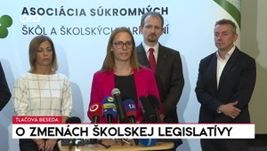 Tlačová beseda o zmenách školskej legislatívy