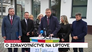 Tlačová beseda ministra Kamila Šaška o zdravotníctve na Liptove