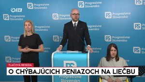 Tlačová beseda PS o chýbajúcich peniazoch na liečbu