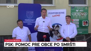 Tlačová beseda PSK: Pomoc pre obce po smršti