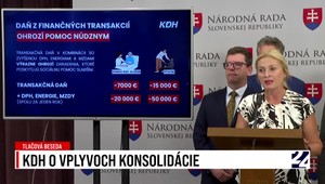 Tlačová beseda KDH o vplyvoch konsolidácie