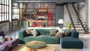 Ak milujete loftové byty, z tohto v Budapešti odpadnete