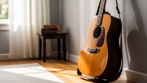 Sedem rokov rušil susedov hlasnou gitarou. Polícia muža zatkla, v byte našla desiatky nástrojov