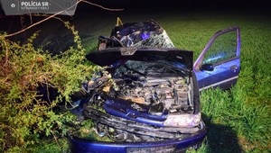 Tragédia po strete so zverou: 20-ročný spolujazdec nehodu neprežil