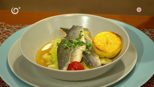 Morský vlk acqua pazza, feniklové zemiaky