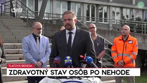 Tlačová beseda: Zdravotný stav osôb po nehode