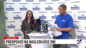 Tlačová beseda SHMÚ: Predpoveď na nasledujúce dni