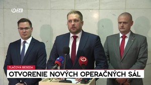 Tlačová beseda k otvoreniu nových operačných sál
