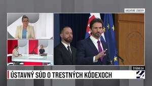 Štúdio 24: Ústavný súd o trestných kódexoch