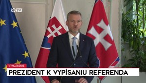 Vyjadrenie prezidenta Petra Pellegriniho k vyhláseniu referenda