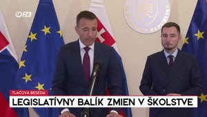 Tlačová beseda: Legislatívny balík zmien v školstve