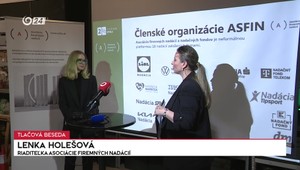 Tlačová beseda k 2% príspevku