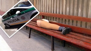 Kuriózne pátranie. Kto si nechal nohu na lavičke?