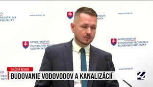 Tlačová beseda ministerstva životného prostredia k budovaniu vodovodov a kanalizácií