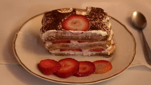 Dezert: Zebra v kocke