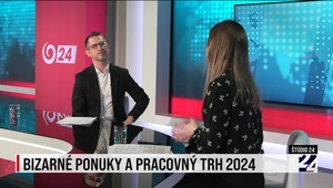 Štúdio 24: Bizarné ponuky a pracovný trh 2024