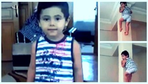 Toto ste ešte nevideli! Dieťa, čo lezie ako pavúk...