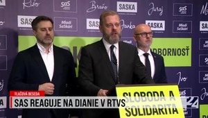 Tlačová beseda SaS o dianí v RTVS