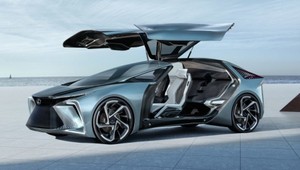 Ako zo sci-fi: Samoriadiaci elektrický automobil Lexus