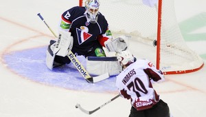 KHL: Slovan získal proti Dinamu Riga prvý bod