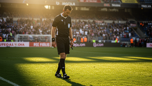 Futbalový zápas sa zmenil na škandál. Hráči sa chceli biť, rozhodca sa na konci rozplakal