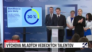 Tlačová beseda: Výchova mladých vedeckých talentov