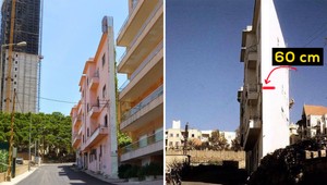 Ultra úzky dom v Bejrúte vznikol ako pomsta bratovi