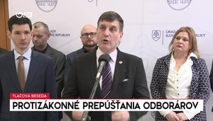 Tlačová beseda o protizákonnom prepúšťaní odborárov