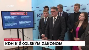 Tlačová beseda strany KDH k školským zákonom