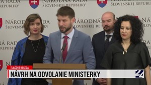 Tlačová beseda PS: Návrh na odvolanie ministerky
