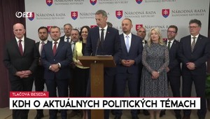 Tlačová beseda strany KDH o aktuálnych politických témach