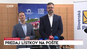 Tlačová beseda k predaju vlakových lístkov na pošte