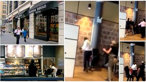 Brutálny útok manažéra na kolegyňu. Všetko zachytila kamera