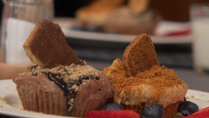 Dezert: Lotusový kvet v Alpách