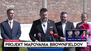 Tlačová beseda ministra Migaľa k projektu mapovania brownfieldov