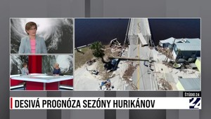 Štúdio 24: Desivá prognóza sezóny hurikánov