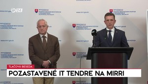 Tlačová beseda k pozastaveným IT tendrom na MIRRI