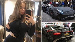 Ruská hviezda Instagramu si vyzdobila luxusné Lamborghini miliónmi drahokamov