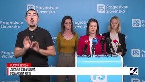 Tlačová beseda strany Progresívne Slovensko o prístupe vlády k dezinformačným médiám