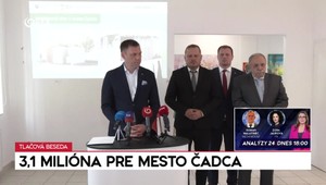 Tlačová beseda ministra Tarabu k pomoci mestu Čadca