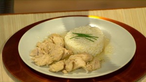 Kuracie prsia v zázvorovej marináde a dusená ryža