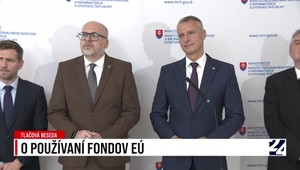 Tlačová beseda ministra investícii Richarda Rašiho o využívaní eurofondov
