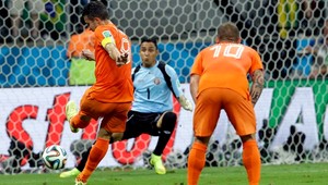 Holandsko posledným semifinalistom až po penaltách s Kostarikou