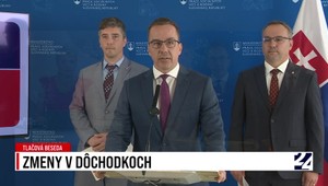 Tlačová beseda: Zmeny v dôchodkoch